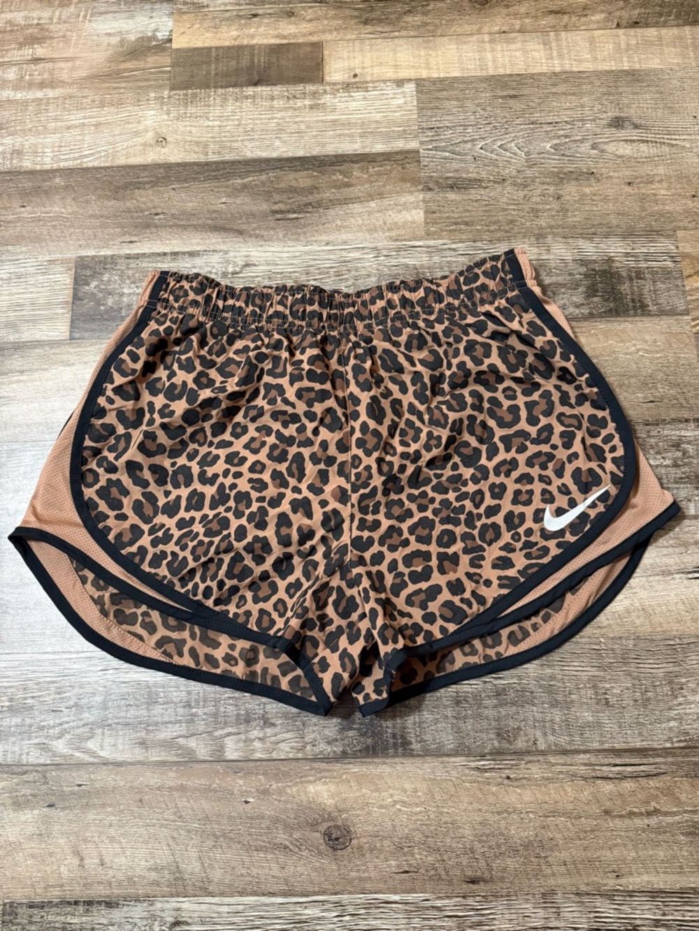 Nike Tempo Sparkly Leopard Dri Fit Shorts- M